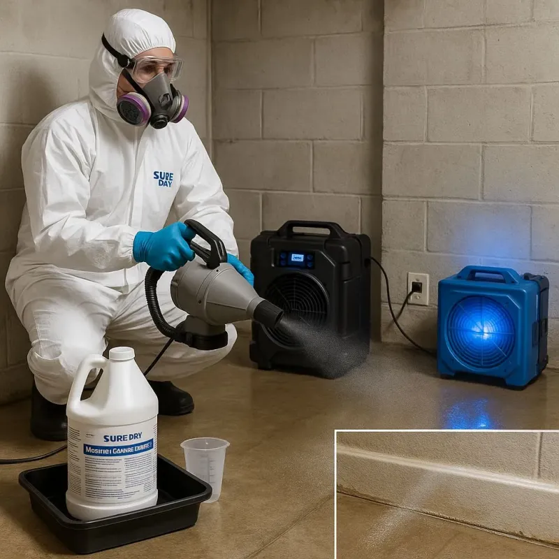 Sanitization and Odor Removal process in York Beach, ME