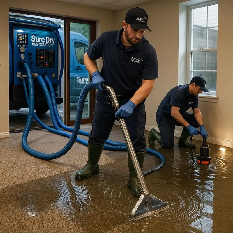 Water Extraction and Removal process in York Beach, ME